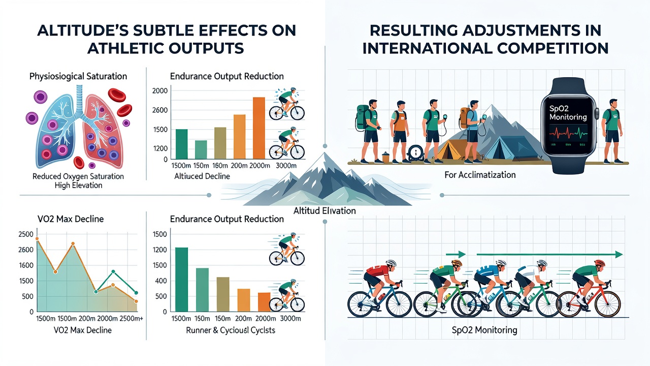 Bookmakers adjusting live odds on mobile apps during a high-altitude sports event with real-time performance data overlays