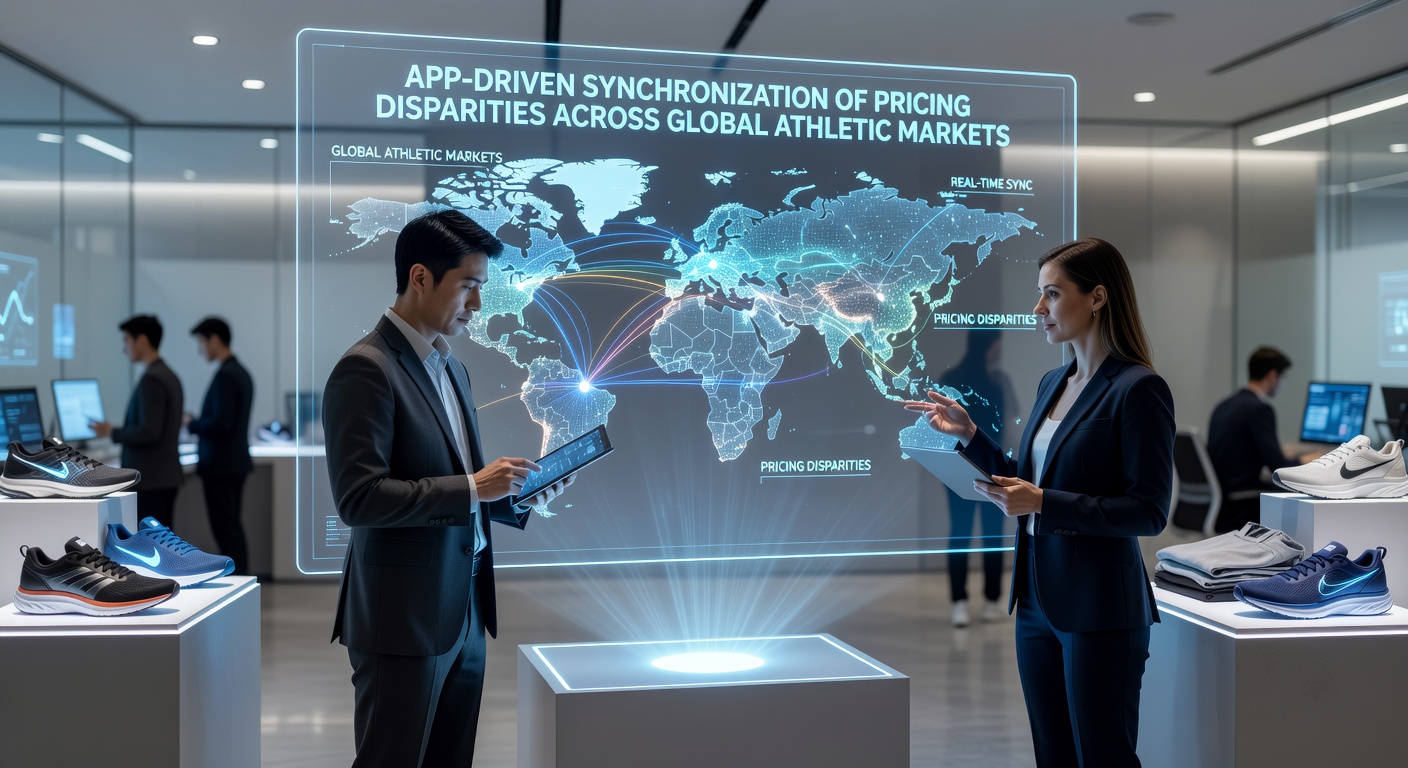 Mobile app interface displaying synchronized pricing data across international sports markets