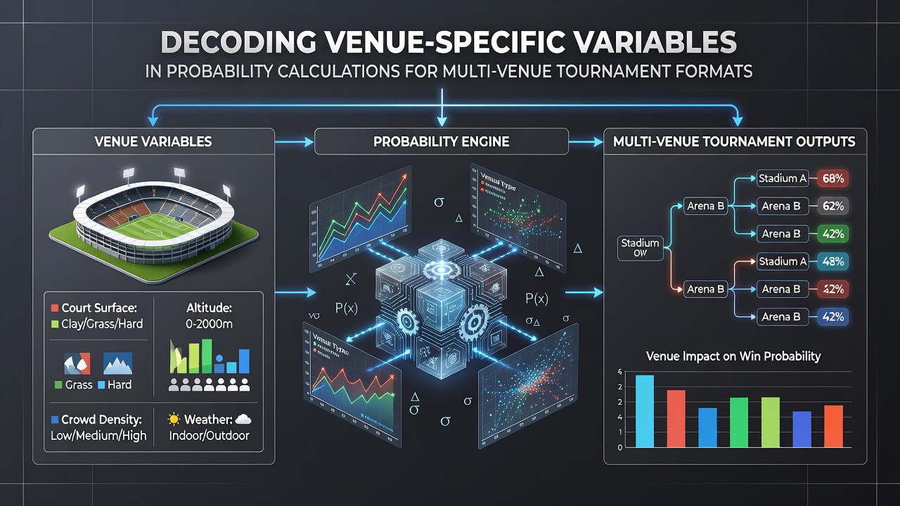 Tennis court surfaces and venue layouts influencing probability models across tournament stops